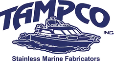 Tampco Logo. Image text says: Tampco Inc., Stainless Marine Fabricators.