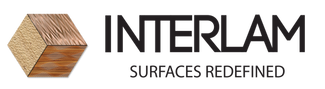Interlam Design Logo. Image text says: Interlam, Surfaces Redefined.