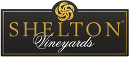 Shelton Vineyards Logo. Image text says: Shelton Vineyards