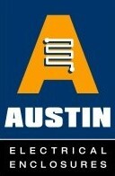 Austin Enclosures Logo. Image text says: Austin Electrical Enclosures.