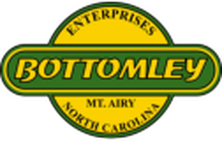 Bottomley Enterprises Logo. Images texts says: Bottomley Enterprises Mount Airy North Carolina.