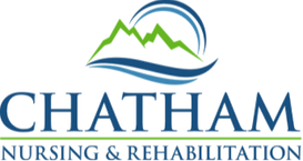 Chatham Nursing and Rehabilitation Logo. Images text says: Chatham Nursing & Rehabilitation