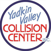Yadkin Valley Collision Center Logo. Image text says: Yadkin Valley Collison Center Incorporated.