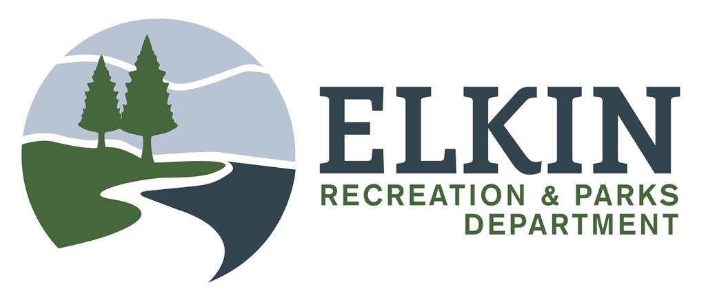 Town of Elkin Logo. Image text says: Historic Elkin. Yadkin Valley, N.C. Established 1889.